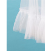 Tylová spodnička Sandra - Bílá dlouhá