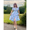 Sukienka koszulowa Daphne Retro – granatowa