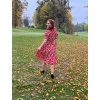 Sukienka retro Daisy - wzór bratków