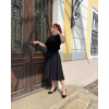 Sweter Frances retro - czarny
