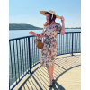 Sukienka kopertowa Vivian w stylu retro – Tahiti