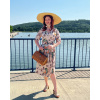Sukienka kopertowa Vivian w stylu retro – Tahiti