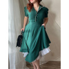 Retro šaty Mae - zelená
