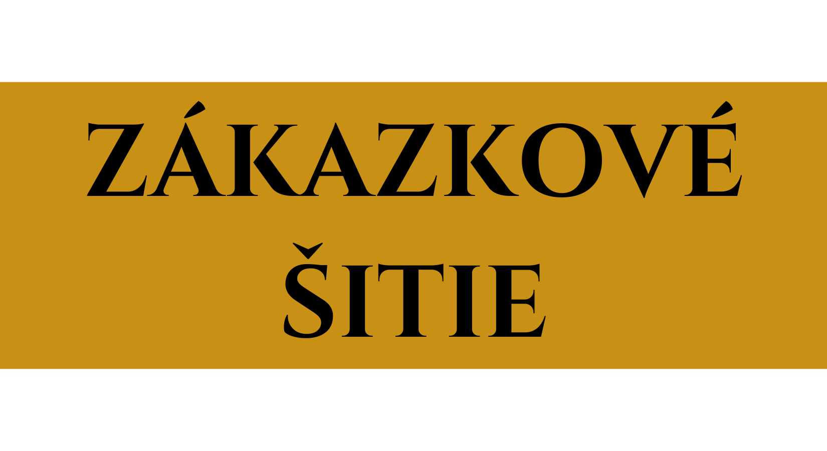 zakazkove sitie