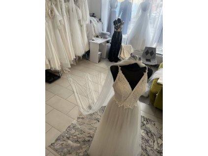 Závoj dlhý 3 metrový - Biely