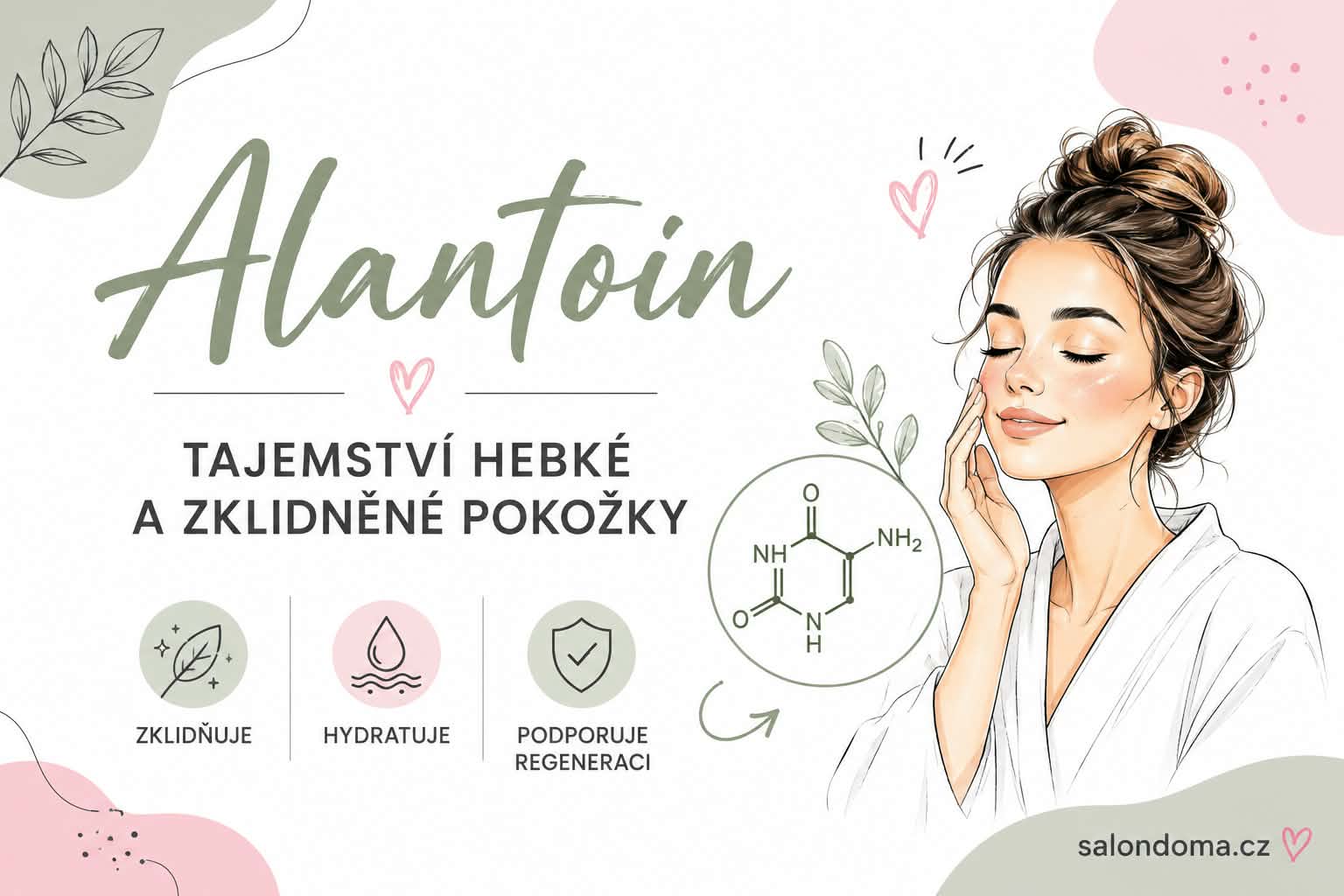 Alantoin – tajemství hebké a zklidněné pokožky. Proč je jednou z nejoblíbenějších kosmetických složek?