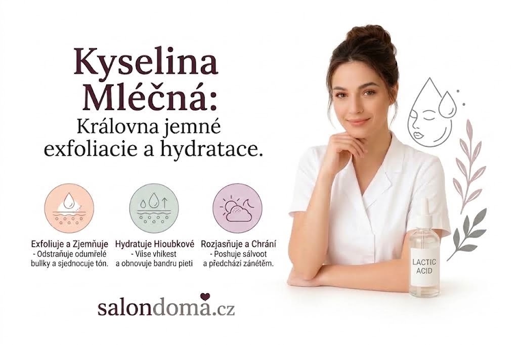 🥛 Kyselina mléčná v kosmetice: Jemná AHA kyselina pro krásnější a hydratovanou pleť