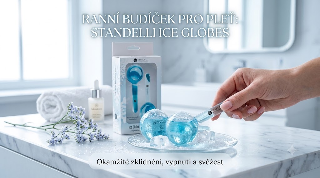 Tajemství dokonalé pleti po ránu: Objevte kouzlo ledové masáže se Standelli Ice Globes!