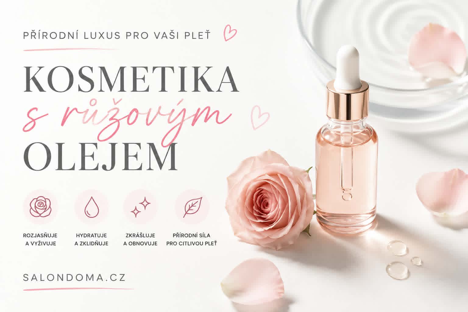 Kosmetika s růžovým olejem: Luxusní péče pro hebkou, zářivou a mladistvou pleť