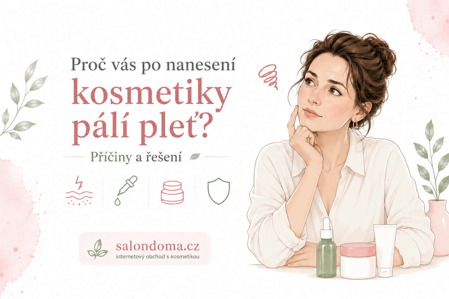 🔥 Proč vás po nanesení kosmetiky pálí pleť? Nejčastější příčiny a řešení