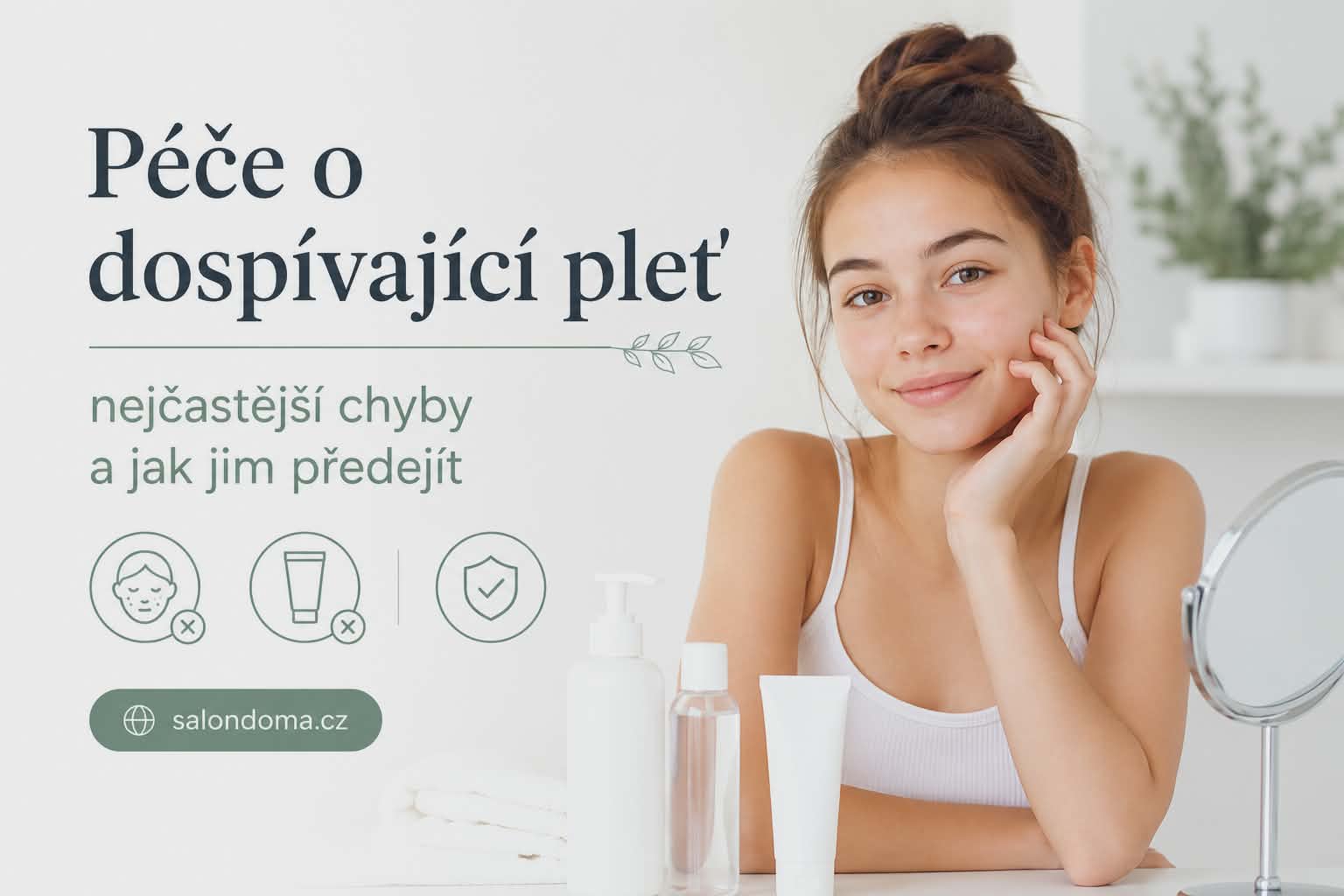 Péče o dospívající pleť: Nejčastější chyby a jak jim předejít
