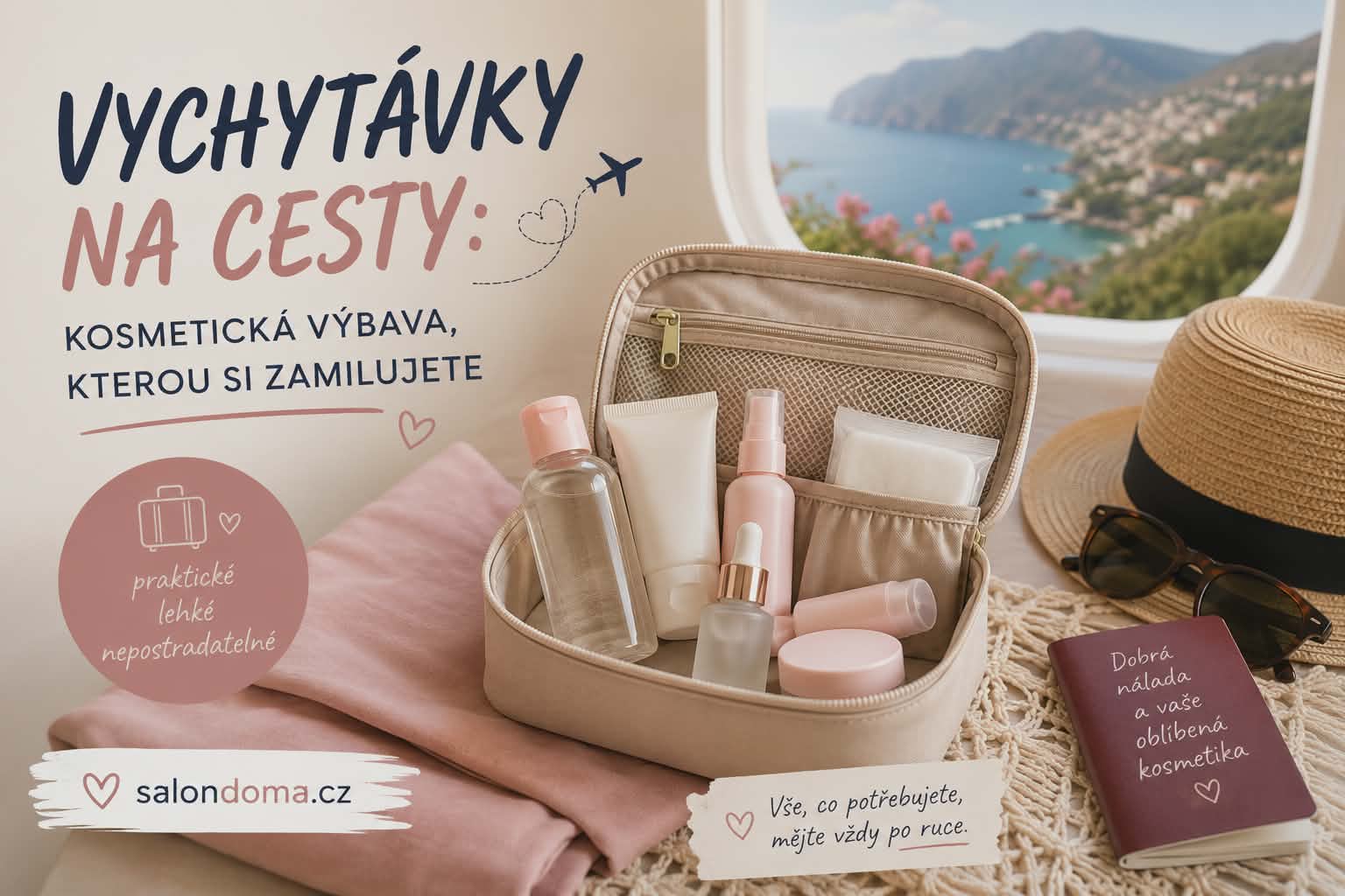 Vychytávky na cesty: Kosmetická výbava, kterou si zamilujete na každé dovolené