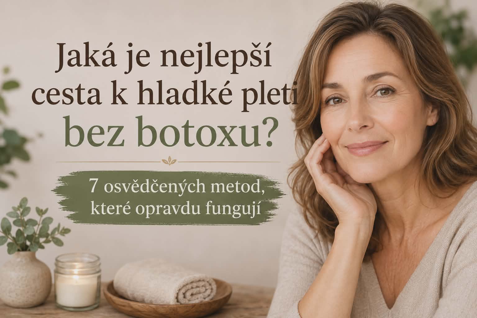 Jak vyhladit vrásky bez botoxu? 7 osvědčených metod, které skutečně fungují