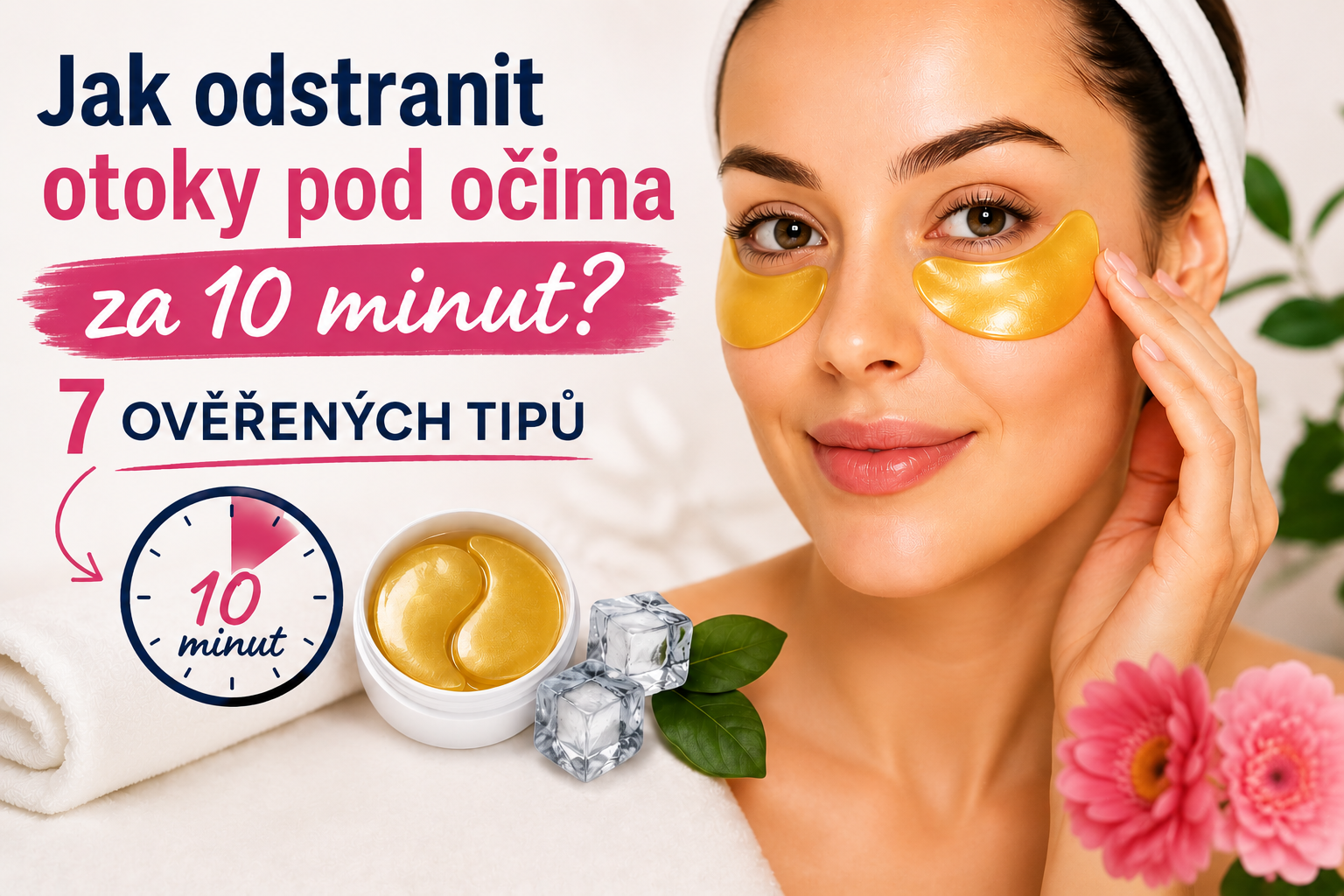 Jak odstranit otoky pod očima za 10 minut? 7 ověřených tipů