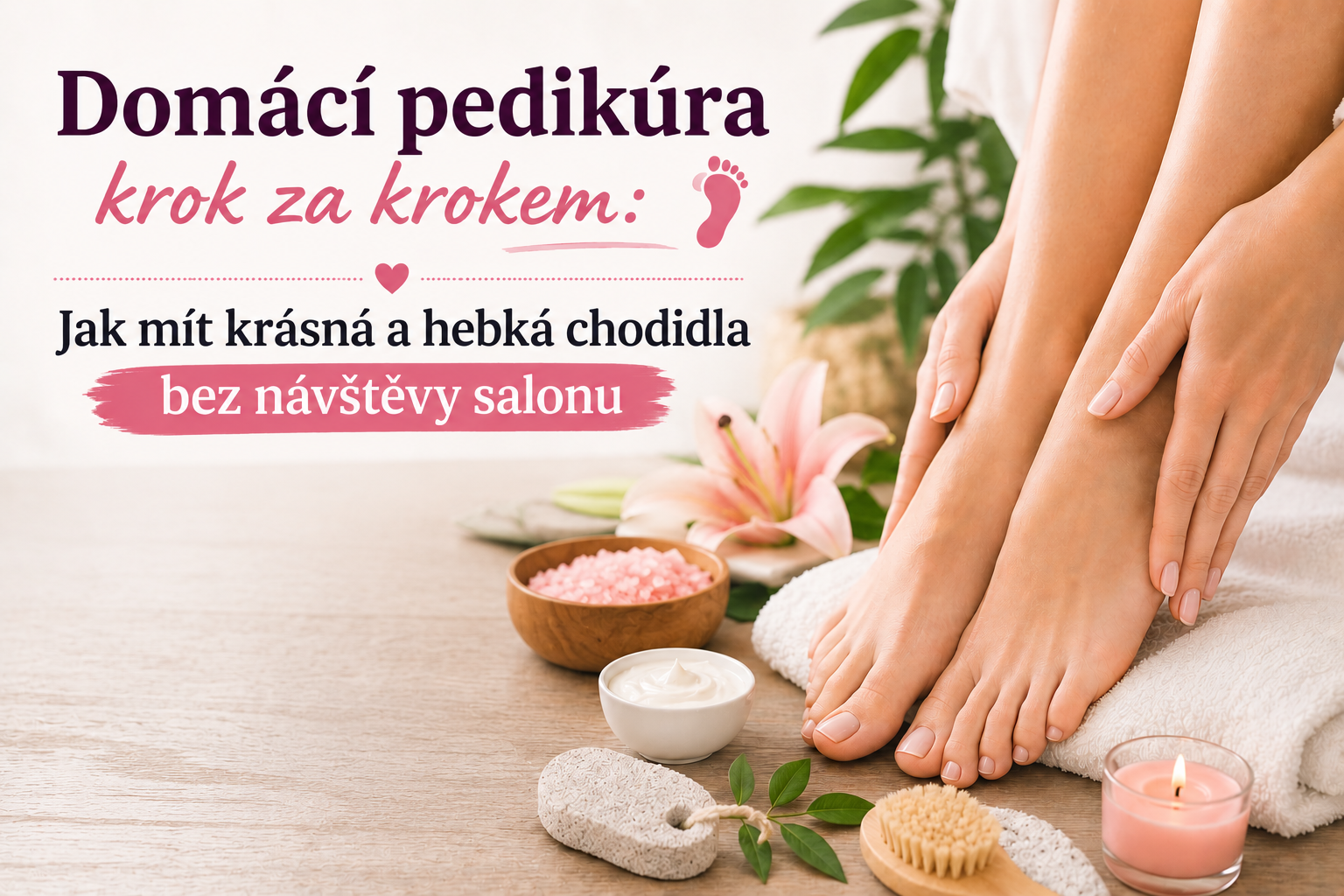 Domácí pedikúra krok za krokem: Jak mít krásná a hebká chodidla bez návštěvy salonu