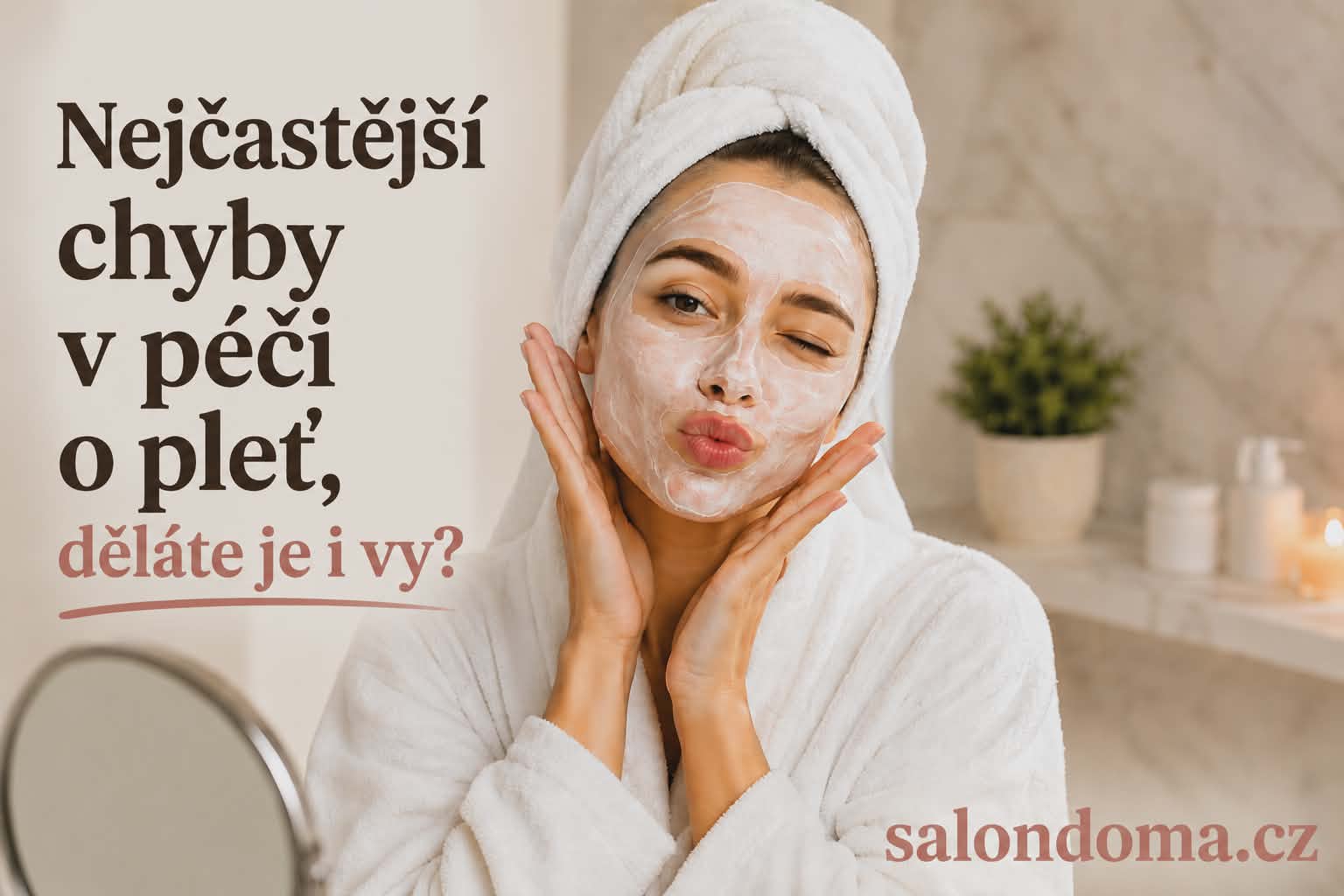 Nejčastější chyby v péči o pleť: Děláte některou z nich i vy?