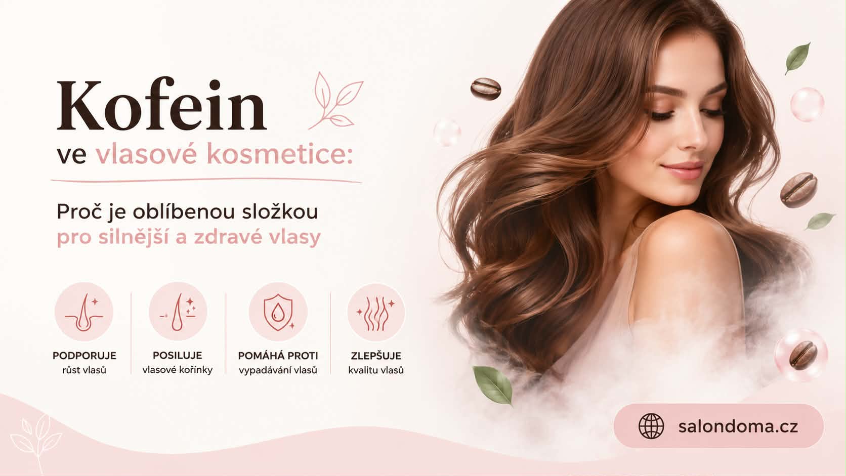 Kofein ve vlasové kosmetice: Malá složka s velkým účinkem na růst vlasů