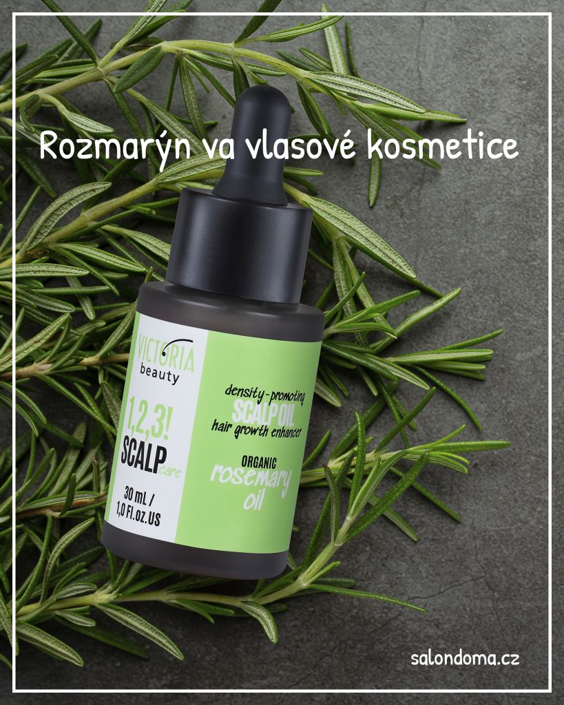 Rozmarýn ve vlasové kosmetice