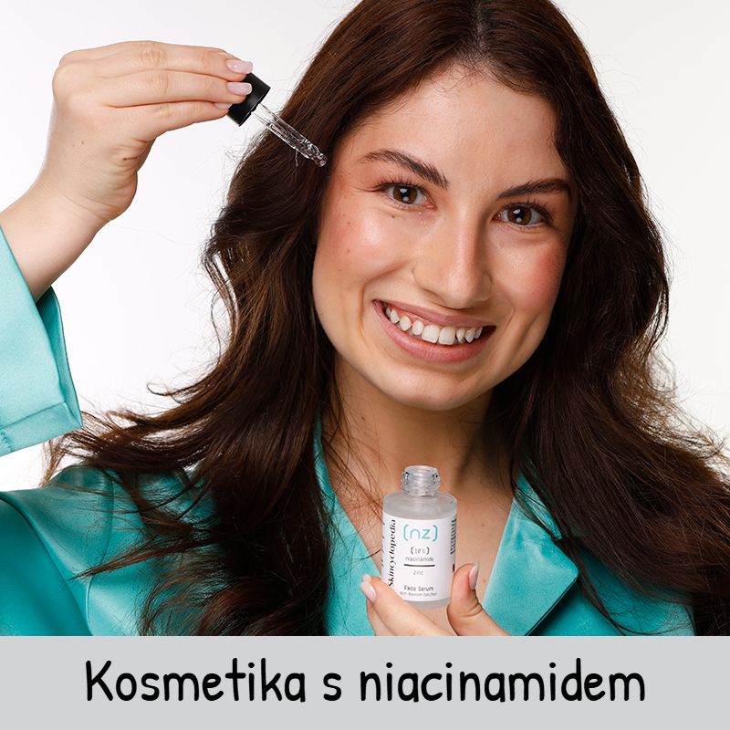 Kosmetika s niacinamidem a jeho účinky na pleť