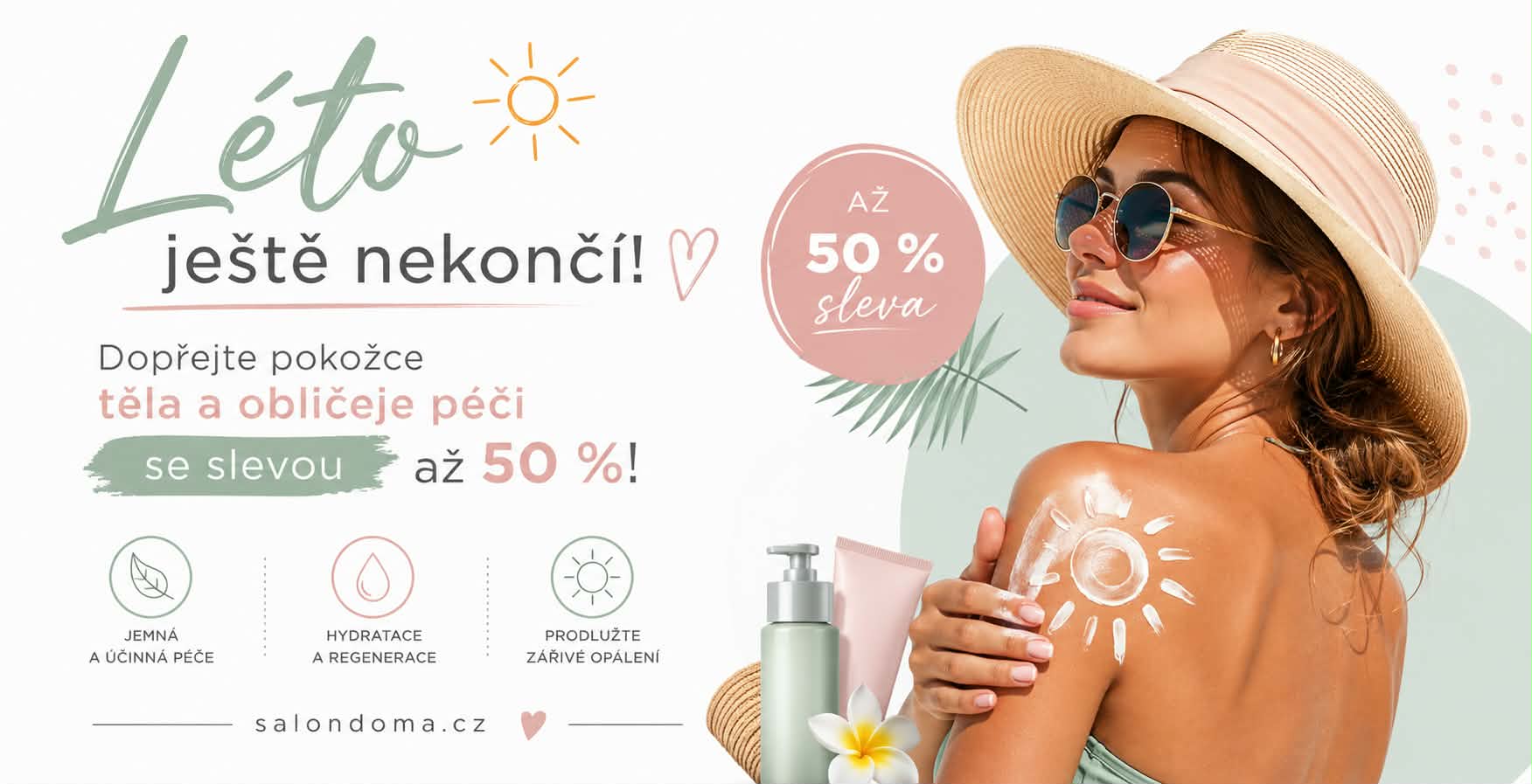 Vybrali jsme pro vás kosmetiku pro péči o pokožku těla i obličeje, kterou nyní pořídíte se slevou až 50 %.