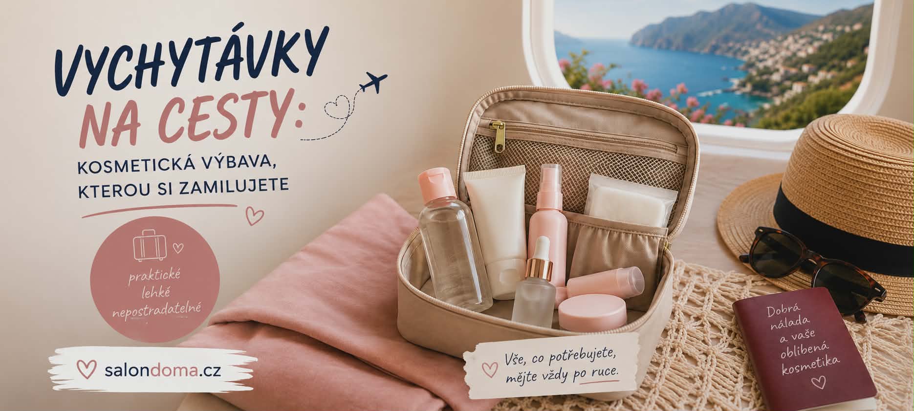 Krása na dovolené? Tyhle vychytávky musíte mít|salondoma.cz