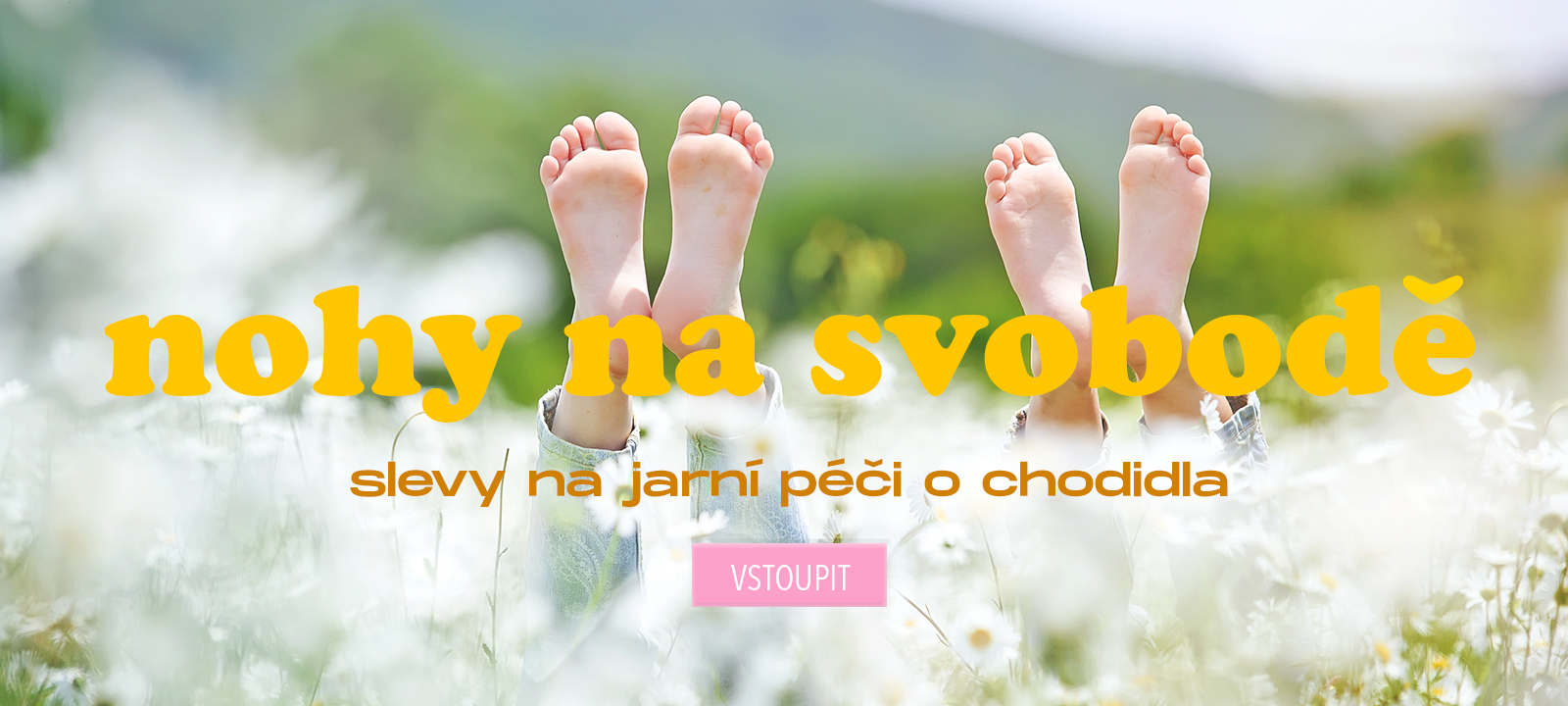 Svoboda pro chodidla až 50%