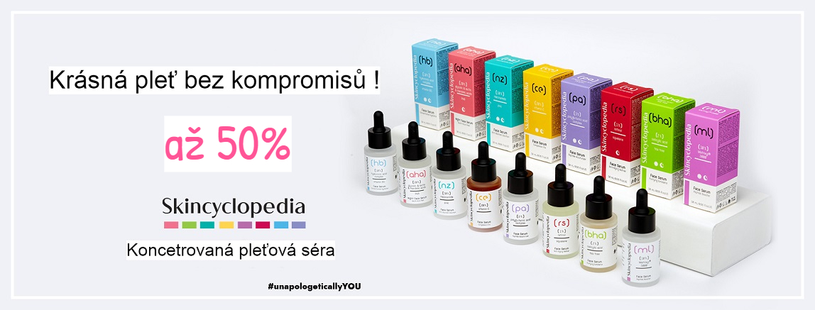 Až 50% sleva na kosmetiku Skincyclopedia