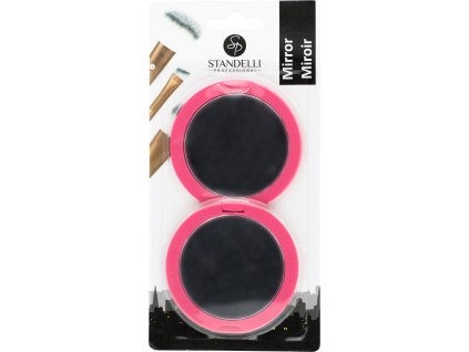 Standelli Professional Zvětšovací kosmetické zrcátko do kabelky růžové