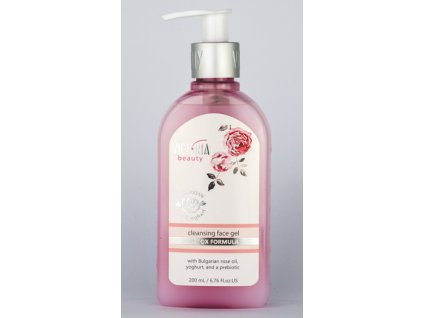 Victoria Beauty Rose and yoghurt Detoxikační čisticí pleťový gel 200 ml