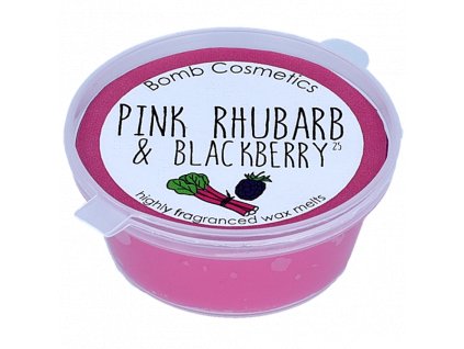 pink rhubarb blackberry mini melt
