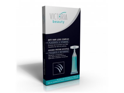 Victoria Beauty Vitamínové ampule s placentou proti vypadávání vlasů, 5x 10 ml, 5ks