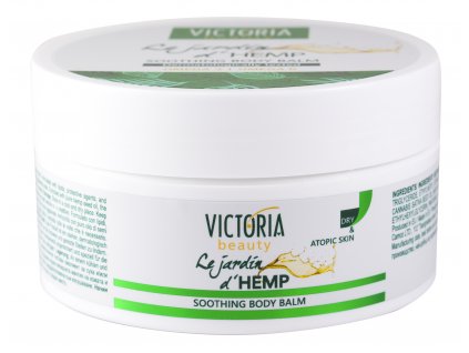 Victoria beauty Le jardin d´HEMP Zvláčňující tělový krém s konopným olejem 200 mL