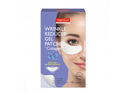 purederm wrinkle reducer gel patches collagen 6 treatments 408