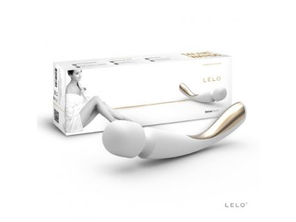 LELO Smart Wand medium - luxusní masážní strojek slonovinová 22x5,8x4,3 cm