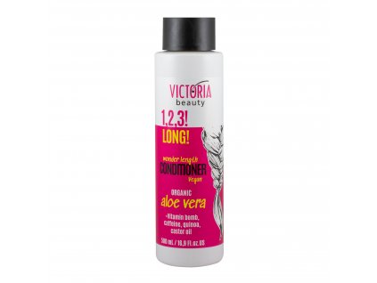 Victoria beauty 1,2,3 LONG! Vlasový kondicionér pro podporu růstu vlasů s BIO aloe verou 500 ml