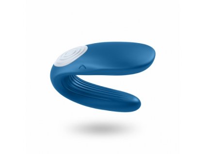 Satisfyer Partner Toy WHALE vibrátor pro páry modrá 8/9 cm x 3,3 cm