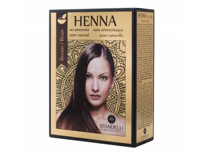 Standelli professional Henna 100% přírodní barva na vlasy Brown ( hnědá ) 6x10 ml