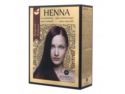 Standelli professional Henna 100% přírodní barva na vlasy Burgundy (vínová) 6x10 ml
