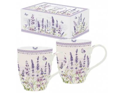 sada porcelanovych hrnku lavender field