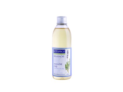 Botanico Konopný relaxační masážní olej s levandulí a s extraktem konopí 200ml