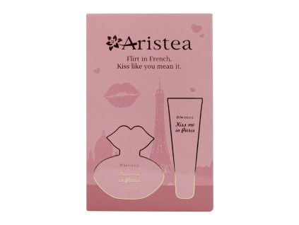 Aristea Kiss me in Paris dárková sada Parfémová voda dámská 25 mL + balzám na rty 25 mL