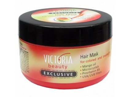 Victoria Beauty Exclusive Krémová maska pro barvené a chemicky ošetřené vlasy, 350 ml