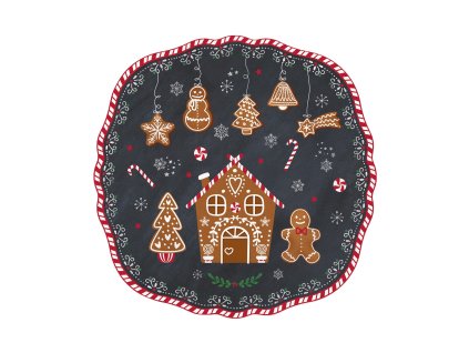 0189641 farfurie desert portelan 20cm gingerbread nuova r2s