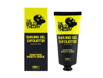 Shaving gel exfoliator