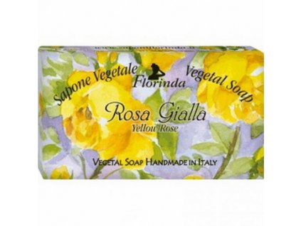 La Dispensa Italské přírodní mýdlo Rosa Gialla (žlutá růže), 100 g