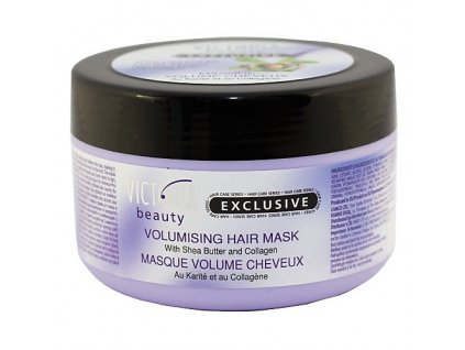 Victoria Beauty Exclusive Maska na vlasy pro dodání objemu s bambuckým máslem a kolagenem, 350 ml