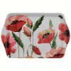 Creative Tops Melaminový tácek Watercolour Poppies 21x14 cm