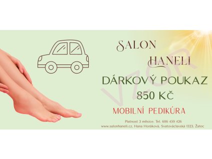 v Zelený Mobilní pedikúra Salon Haneli Žatec a okolí