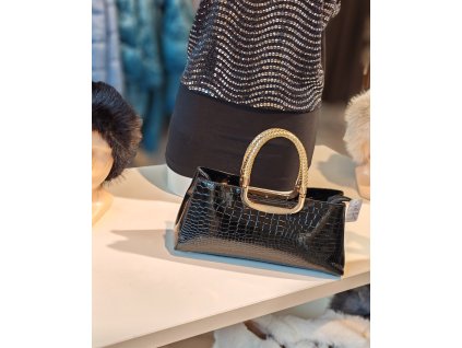 Černé kufříkové psaníčko