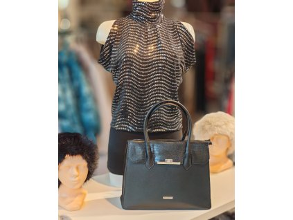 Kufříková černá kabelka